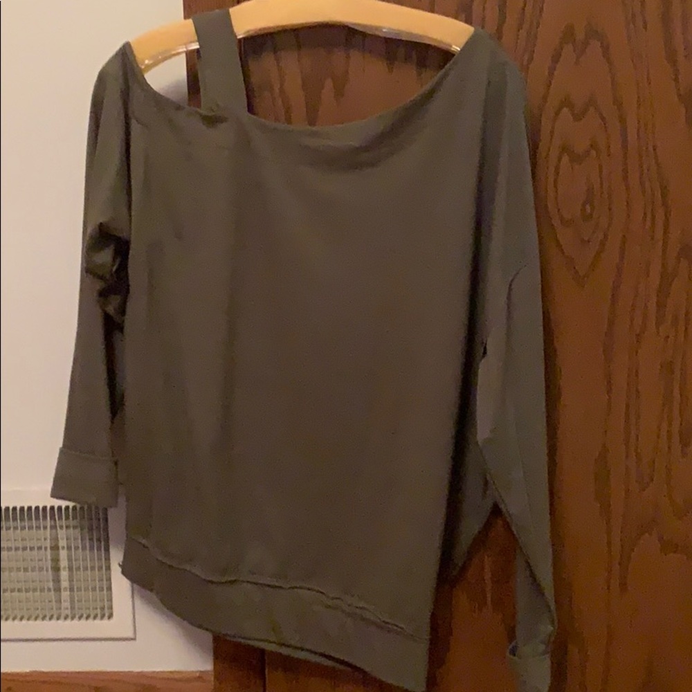 Free people open shoulder long sleeve